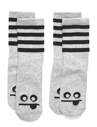 Hummel stsTOMMY SOCK 2-PACK - Strumpor & Tights - LIGHT GREY MELANGE / grey