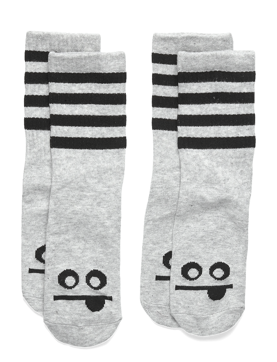 Hummel - stsTOMMY SOCK 2-PACK - chaussettes - light grey melange - 0