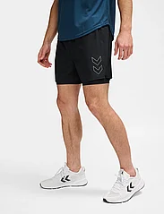 Hummel - hmlMT FAST 2 IN 1 SHORTS - sports shorts - black - 6