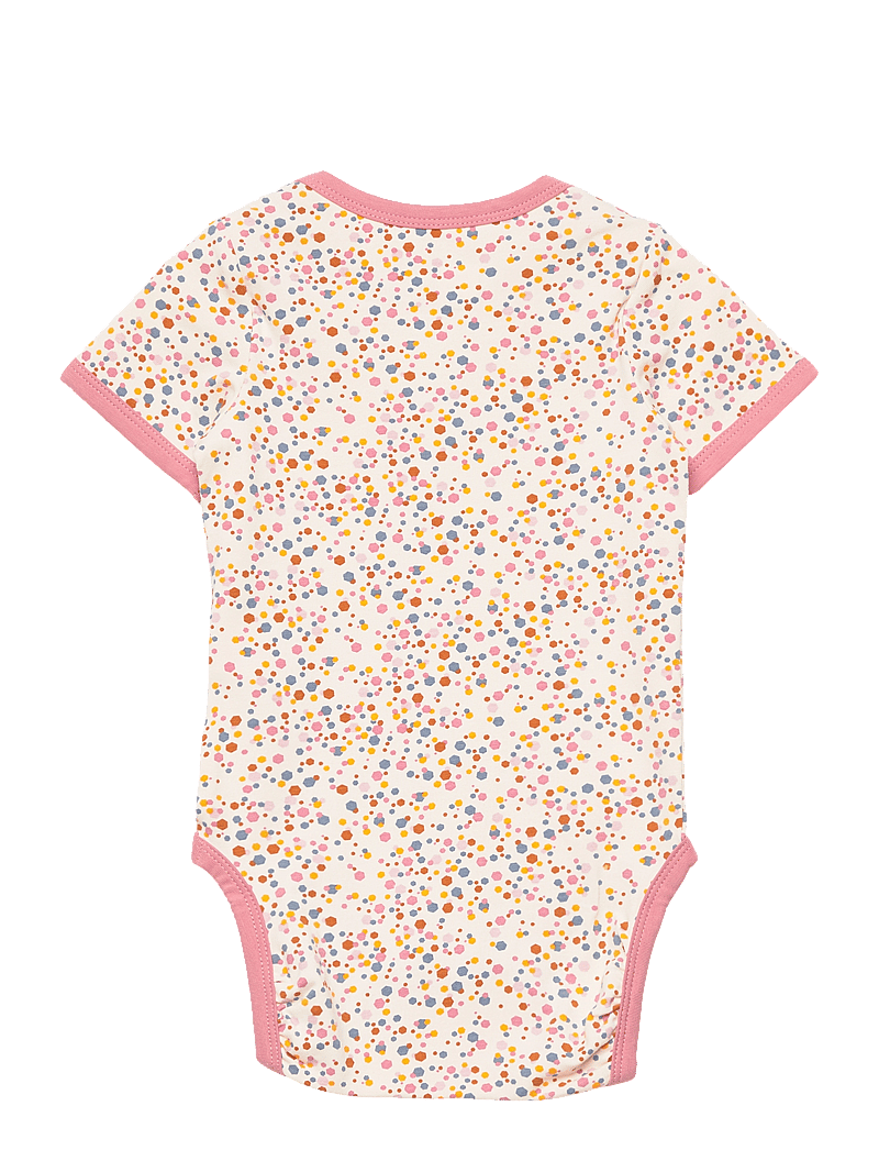 Hummel - hmlKAREN AOP BODY S/S - kurzärmelige bodys - turtledove - 1