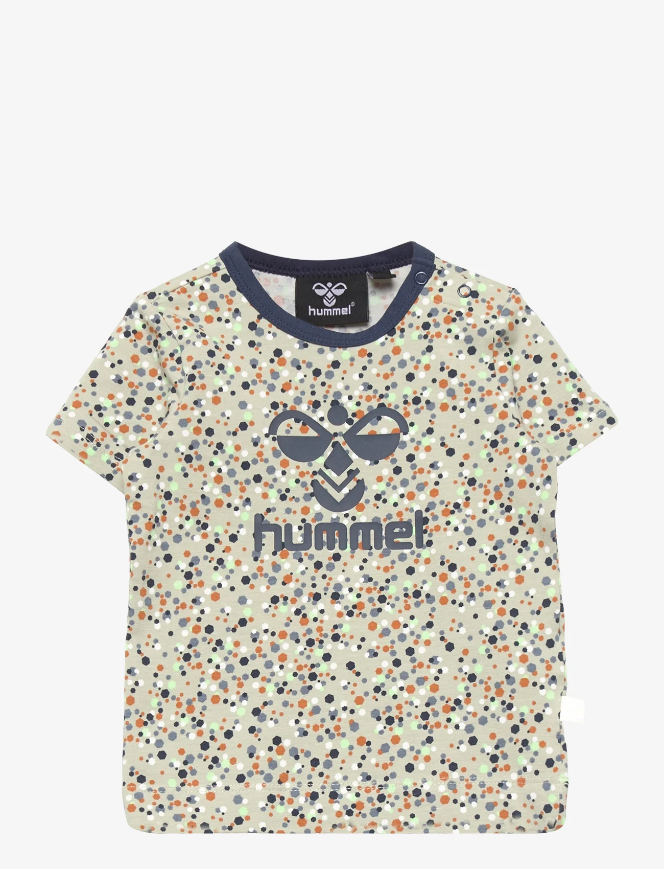 Hummel - hmlMADS AOP T-SHIRT S/S - kortærmede t-shirts - desert sage - 0