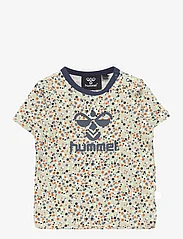 Hummel - hmlMADS AOP T-SHIRT S/S - short-sleeved t-shirts - desert sage - 0