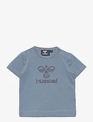 Hummel - hmlMADS T-SHIRT S/S - kortærmede t-shirts - blue mirage - 0