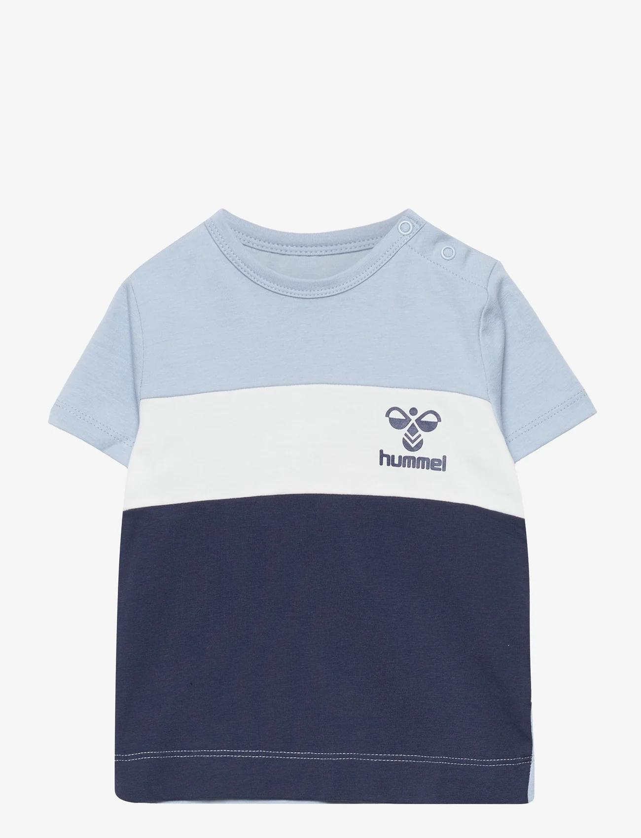 Hummel - hmlAZUR BLOCK T-SHIRT S/S - kortärmade t-shirts - celestial blue - 0