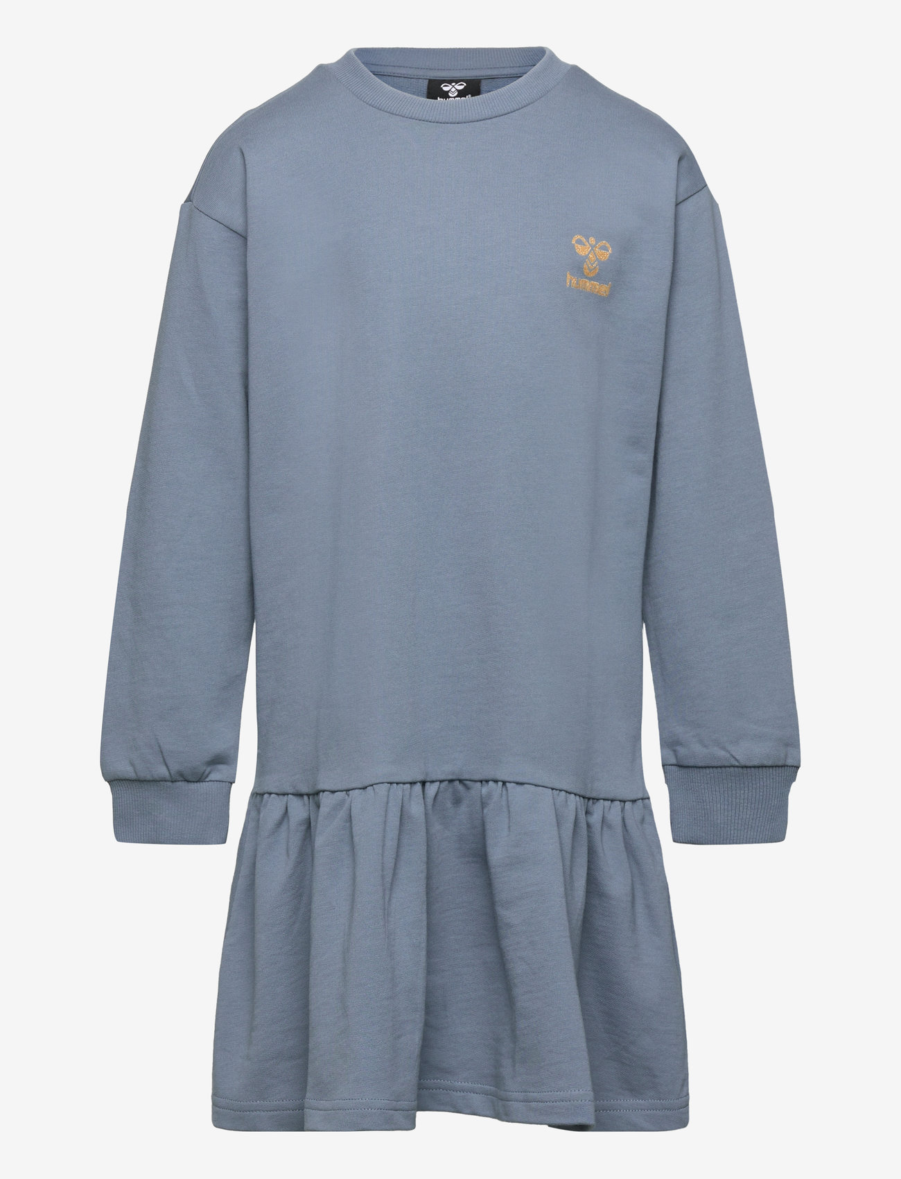 Hummel - hmlMALIN DRESS L/S - långärmade vardagsklänningar - blue mirage - 0