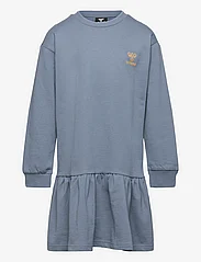 Hummel - hmlMALIN DRESS L/S - langærmede hverdagskjoler - blue mirage - 0