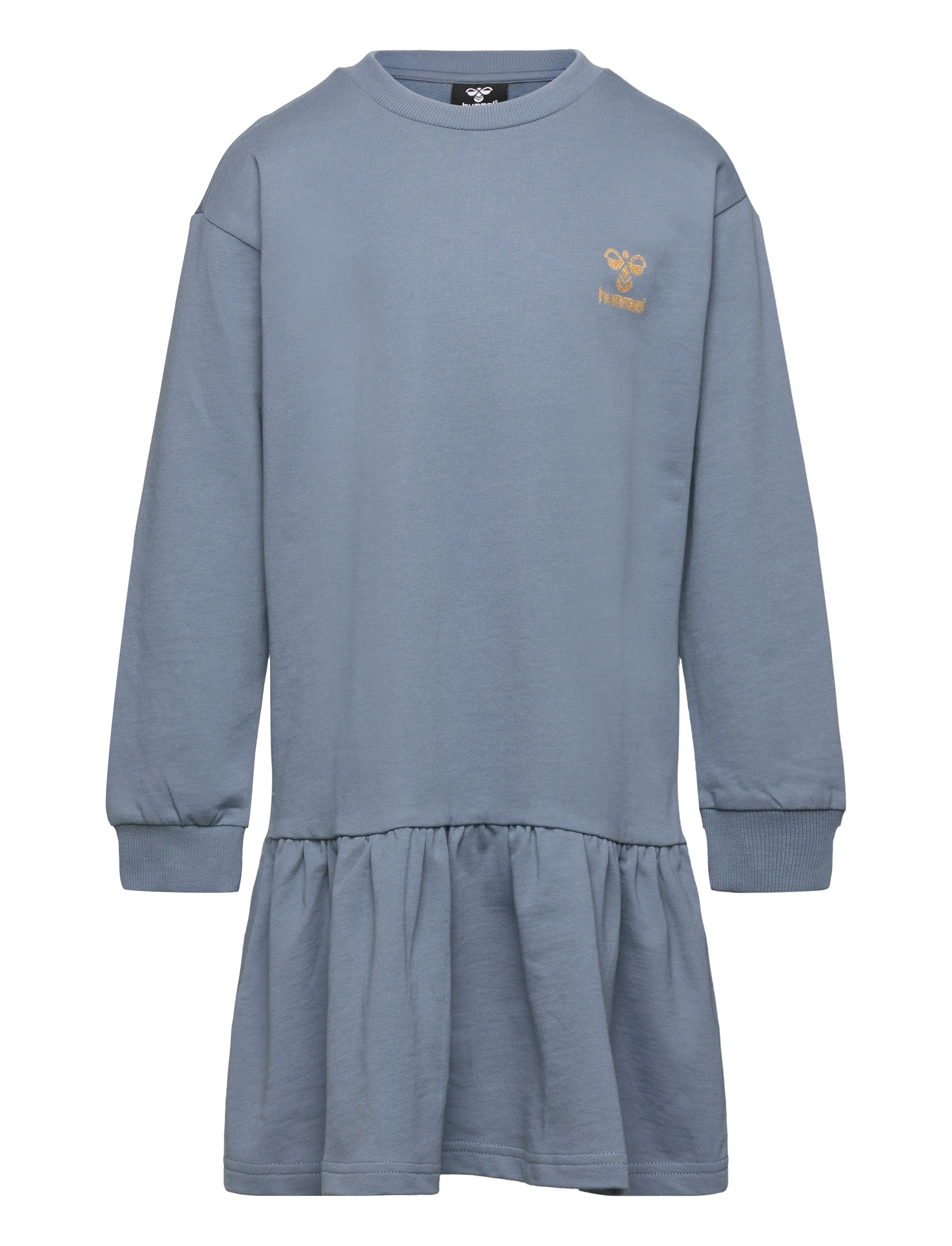 hmlMALIN DRESS L/S - BLUE MIRAGE