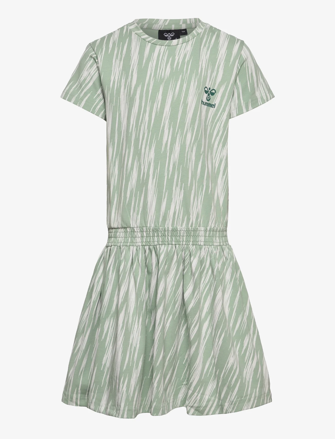 Hummel - hmlSOPHIA DRESS S/S - short-sleeved casual dresses - silt green - 0