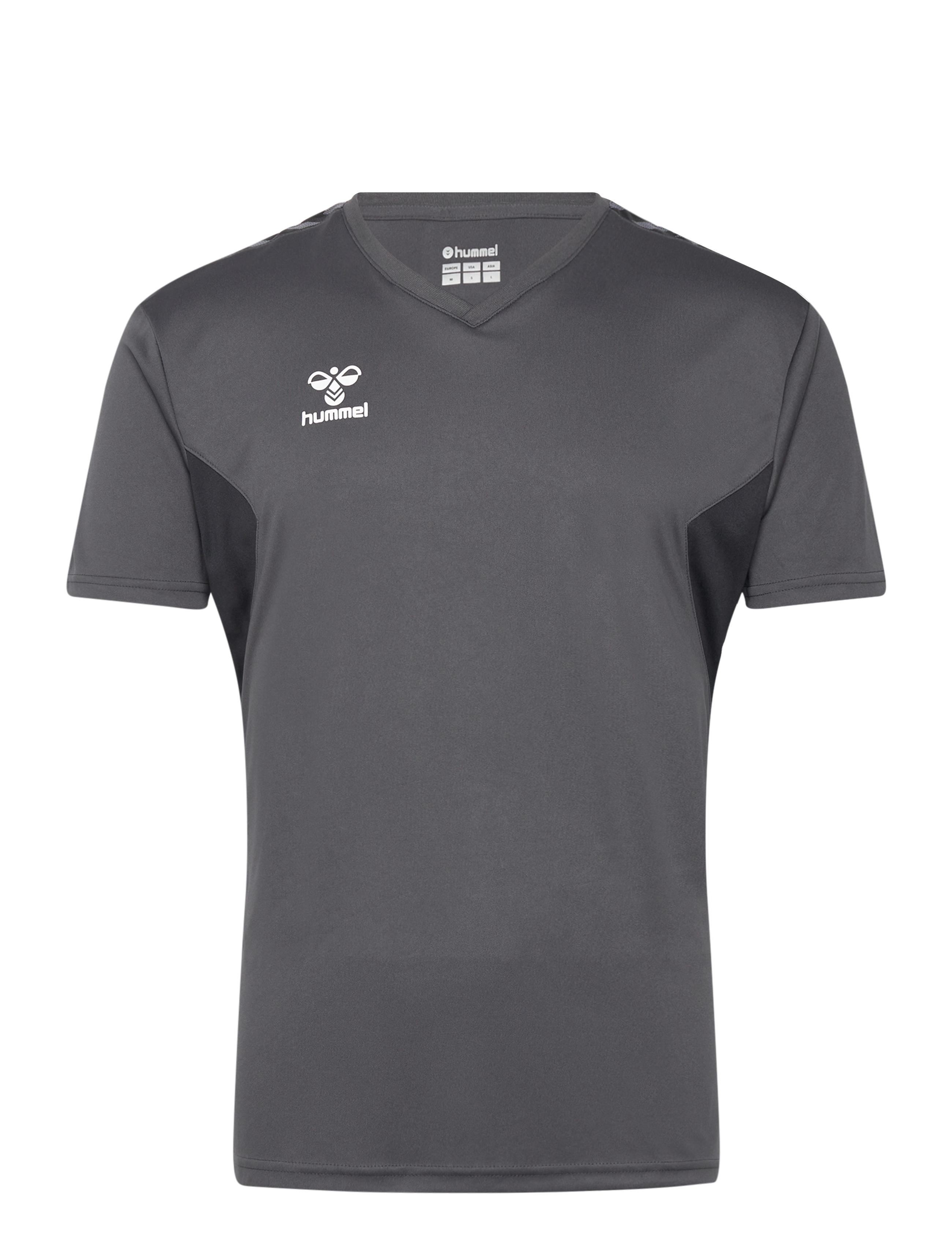 Hummel Hmlauthentic Pl Jersey S/S, S, Sport Oberteile, Grau - T-shirts, Männerswear