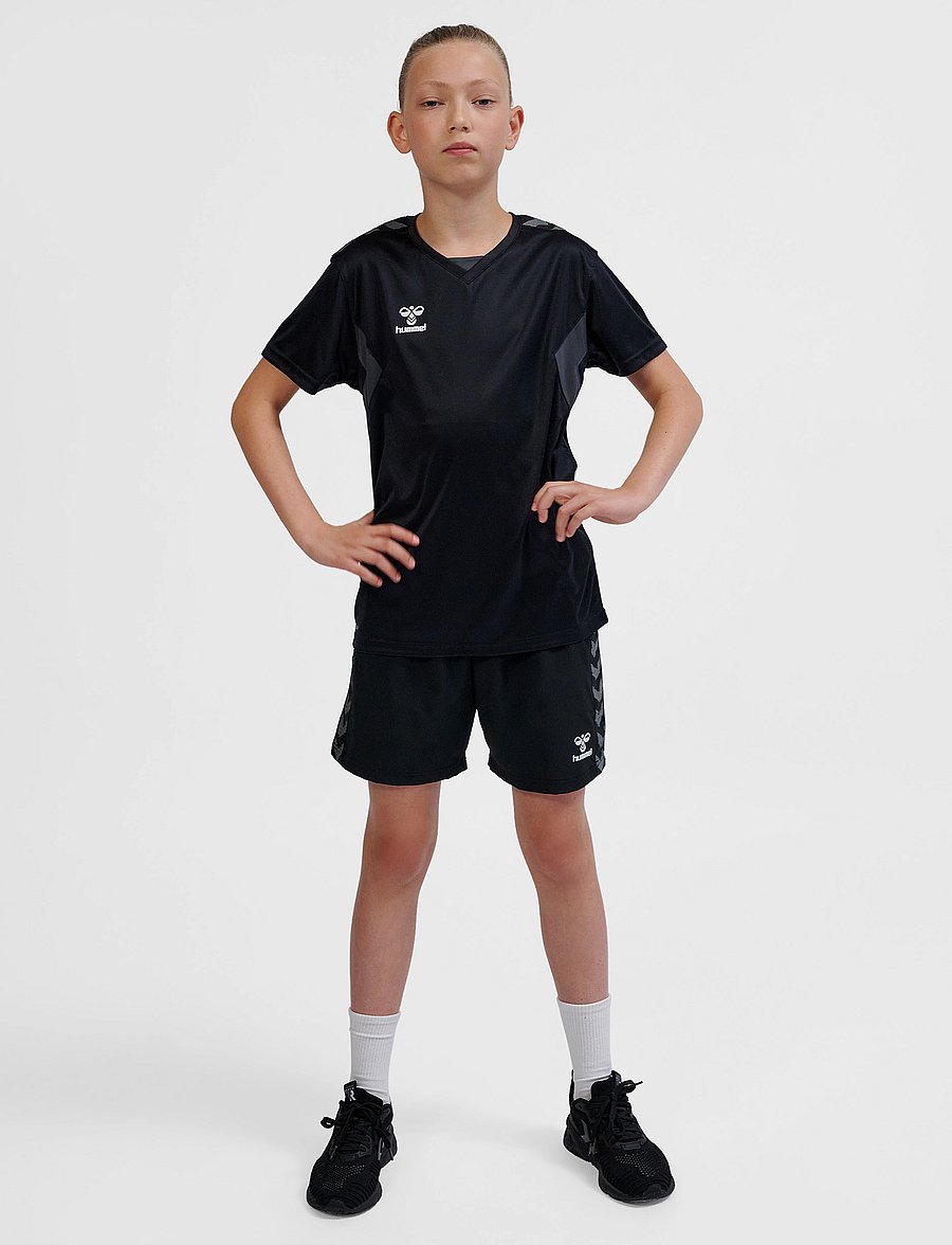 Hummel - hmlAUTHENTIC PL JERSEY S/S KIDS - kortärmade t-shirts - black - 3