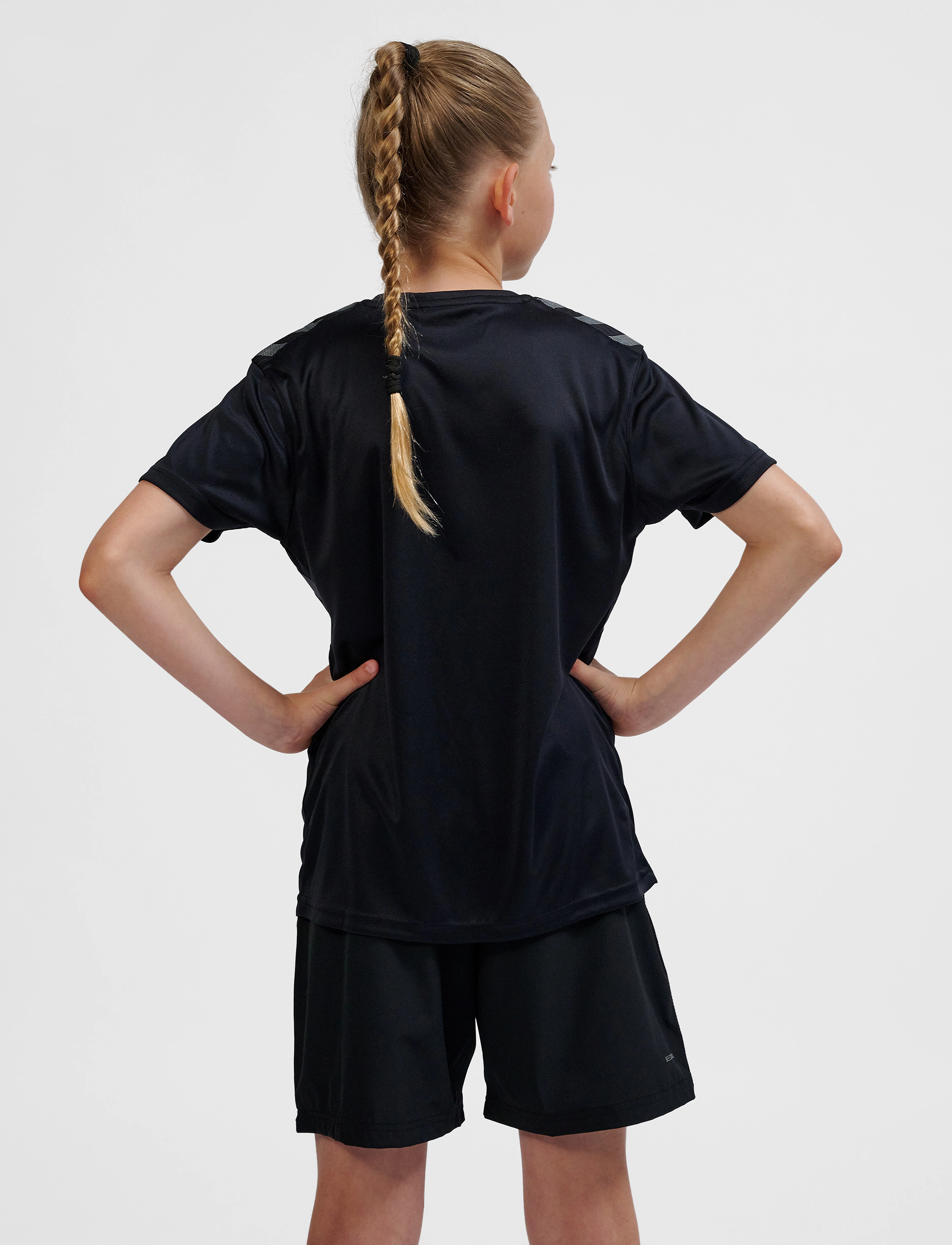 Hummel - hmlAUTHENTIC PL JERSEY S/S KIDS - short-sleeved t-shirts - black - 5