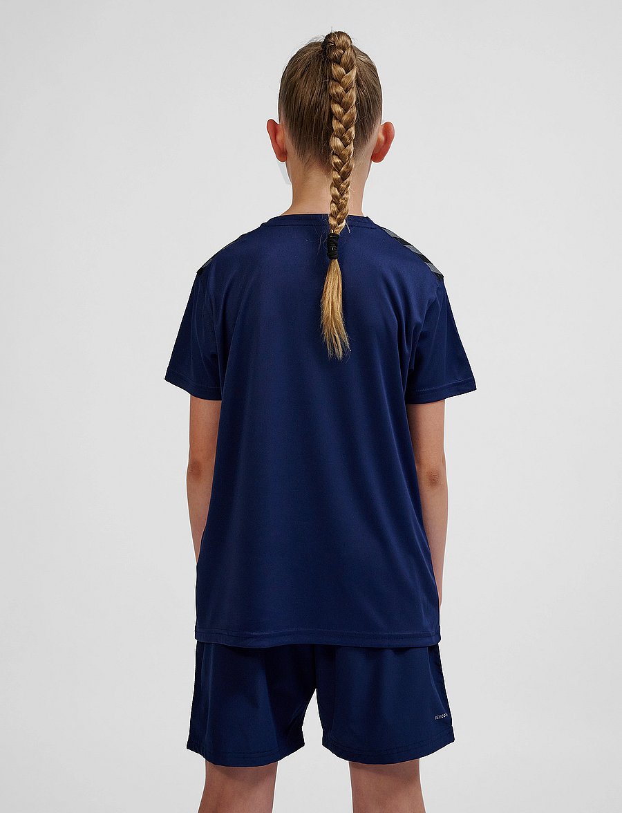 Hummel - hmlAUTHENTIC PL JERSEY S/S KIDS - kurzärmelig - marine - 5