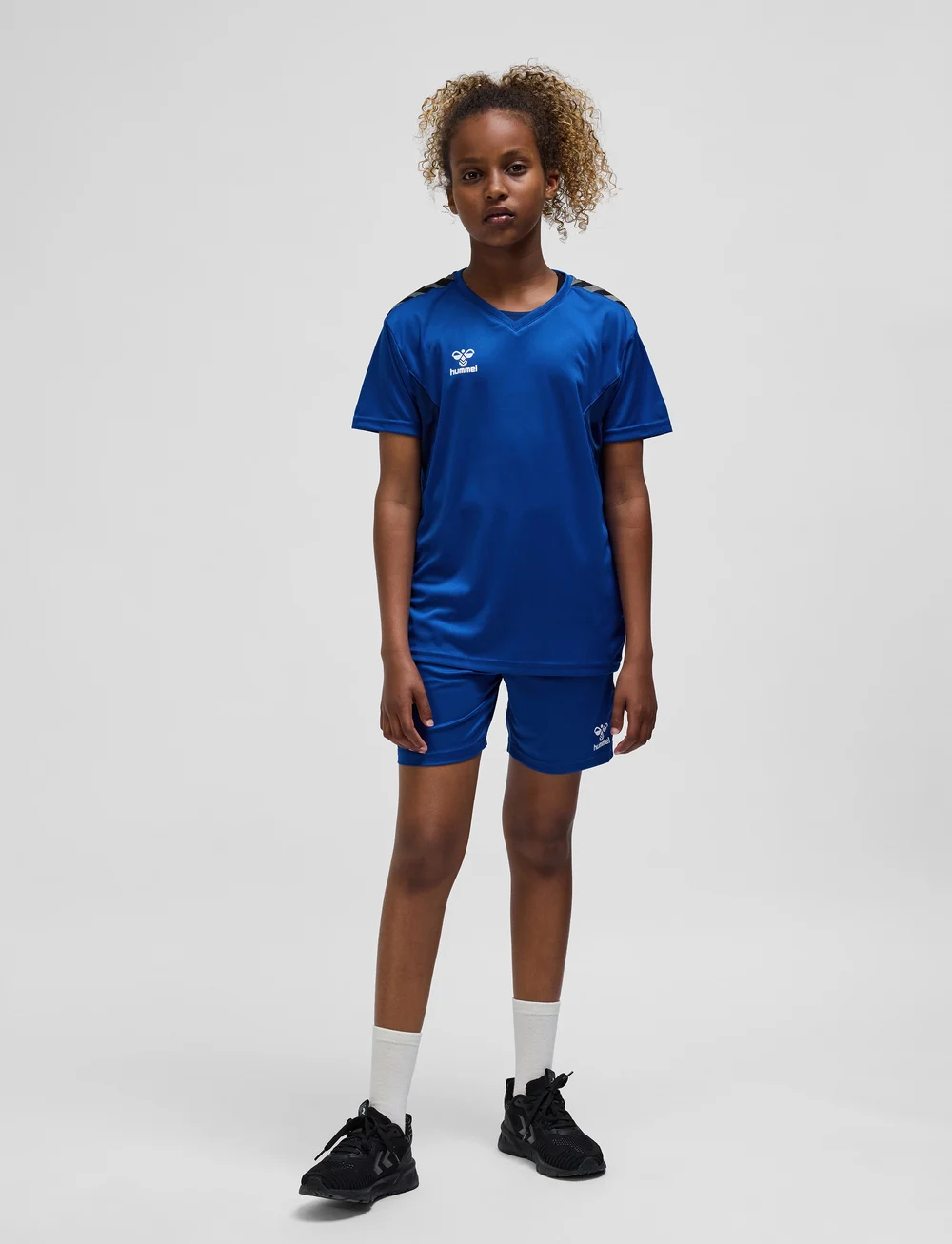 Hummel - hmlAUTHENTIC PL JERSEY S/S KIDS - kortärmade t-shirts - true blue - 3