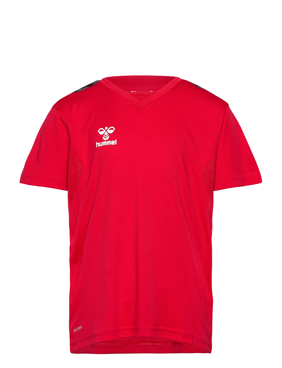 Hummel - hmlAUTHENTIC PL JERSEY S/S KIDS - krótki rękaw - true red - 1