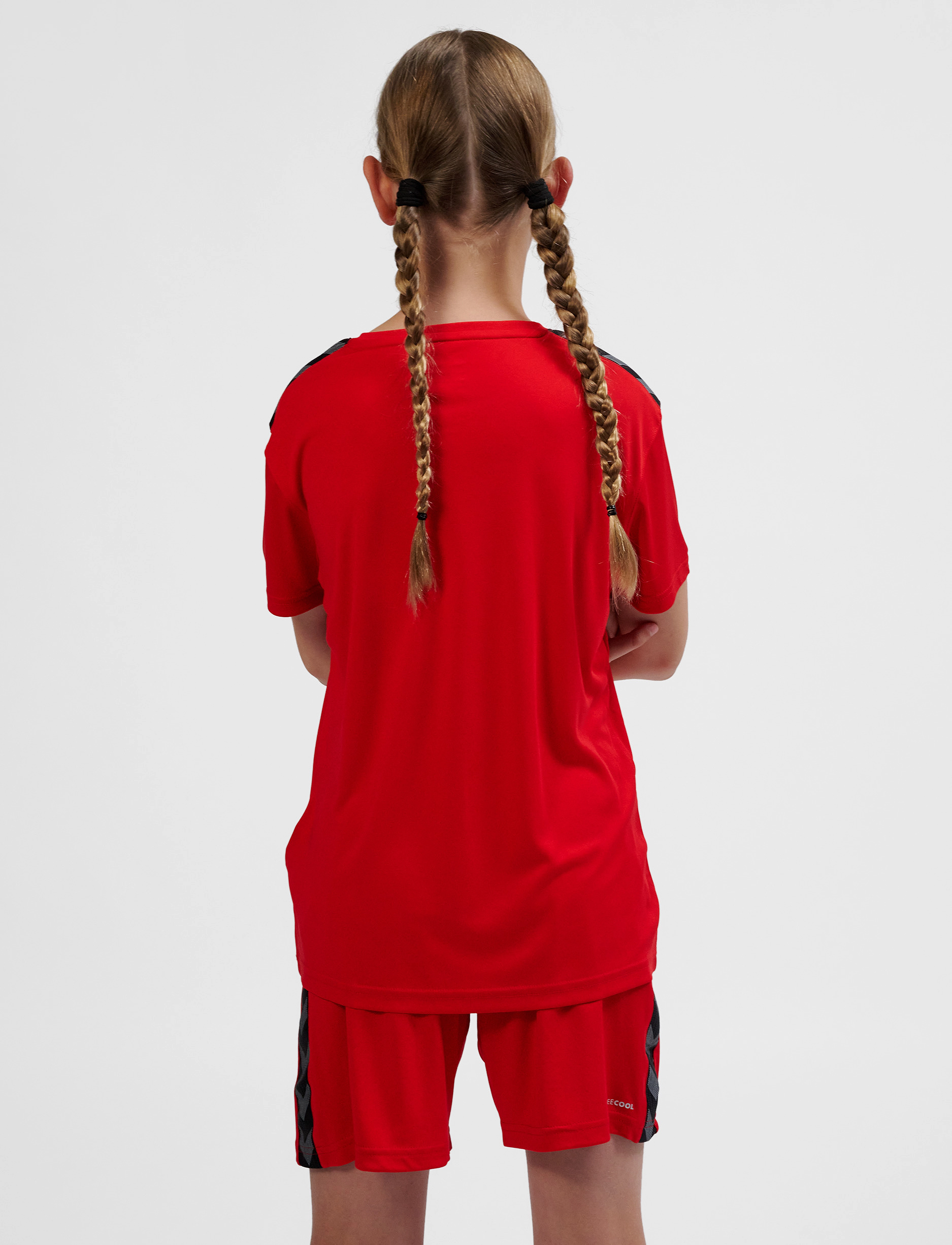 Hummel - hmlAUTHENTIC PL JERSEY S/S KIDS - krótki rękaw - true red - 5