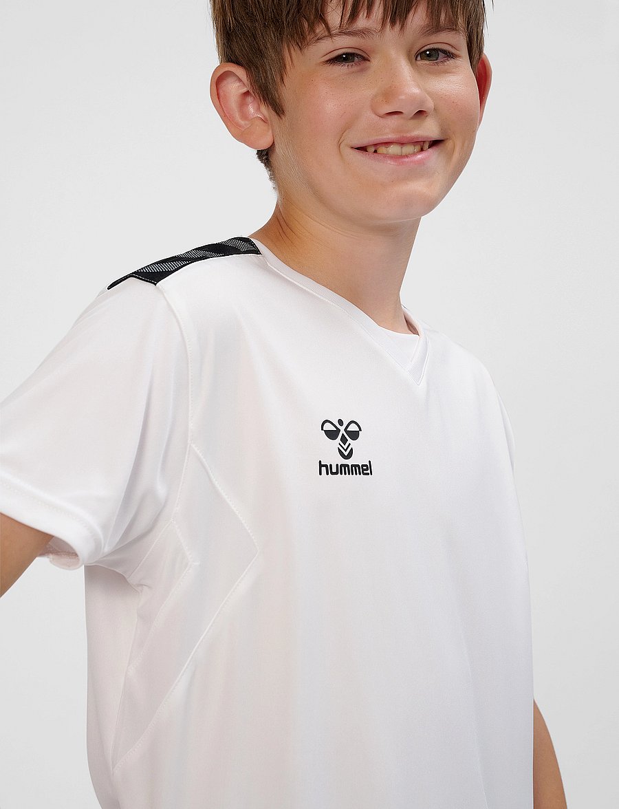Hummel - hmlAUTHENTIC PL JERSEY S/S KIDS - kortärmade t-shirts - white - 3