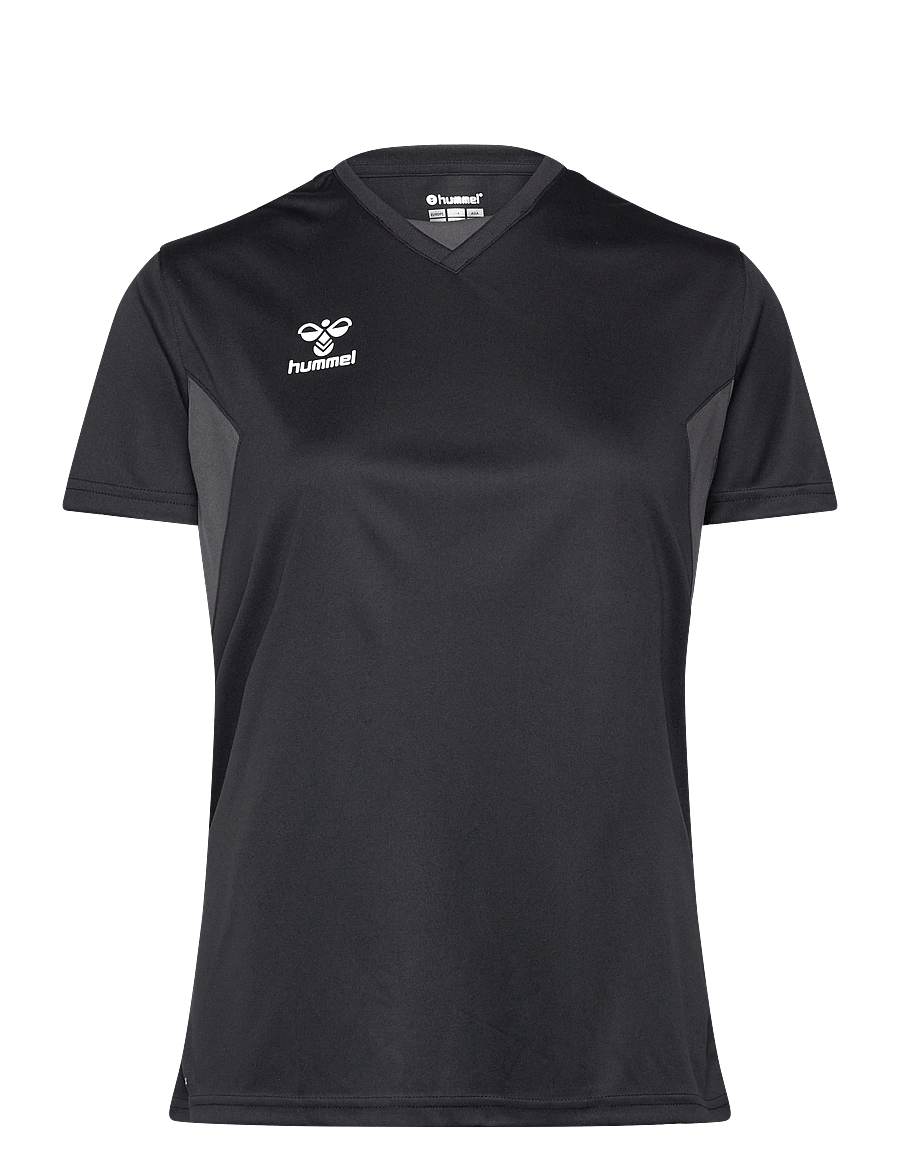 Hummel - hmlAUTHENTIC PL JERSEY S/S WOMAN - t-shirts - black - 1