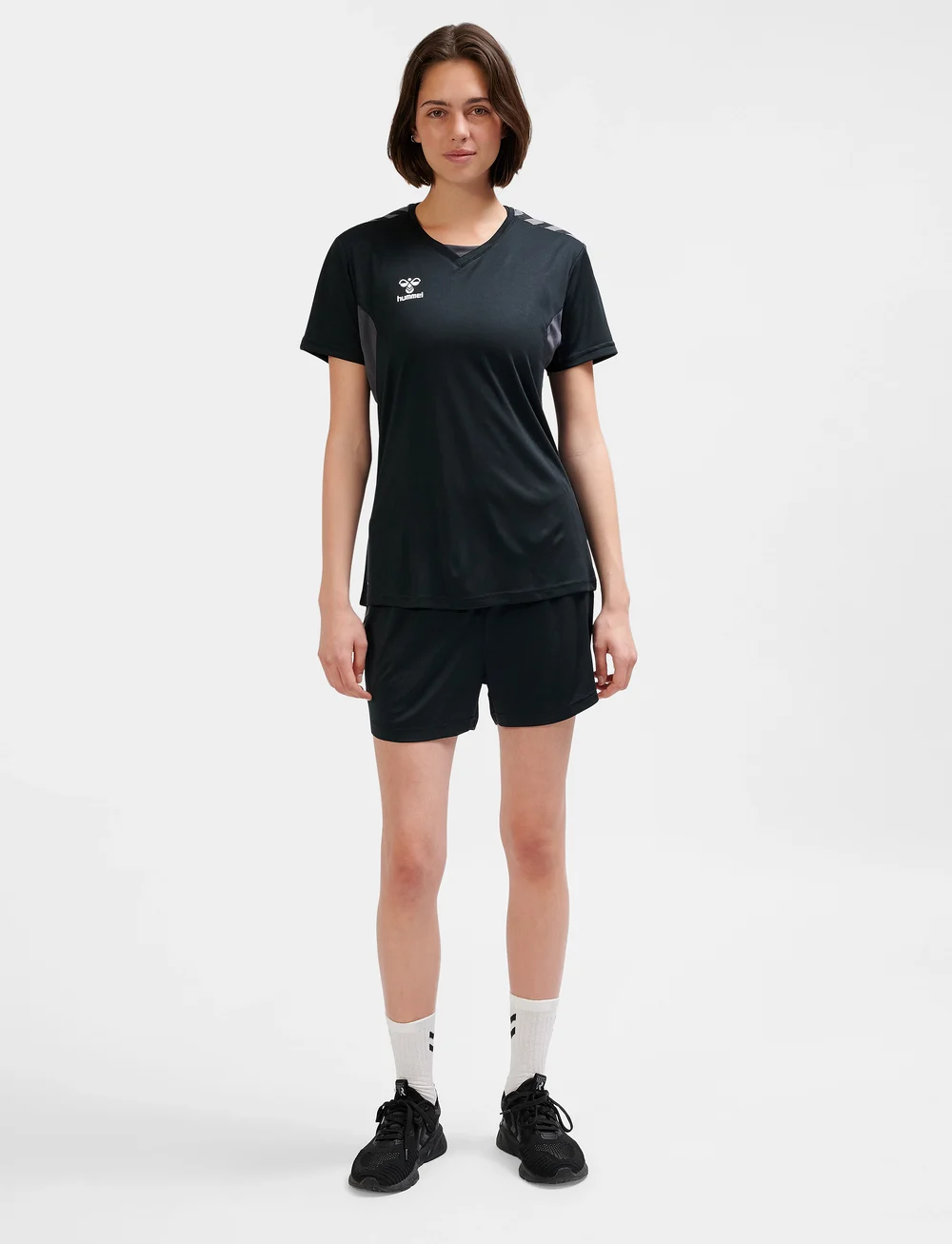 Hummel - hmlAUTHENTIC PL JERSEY S/S WOMAN - t-särgid - black - 0