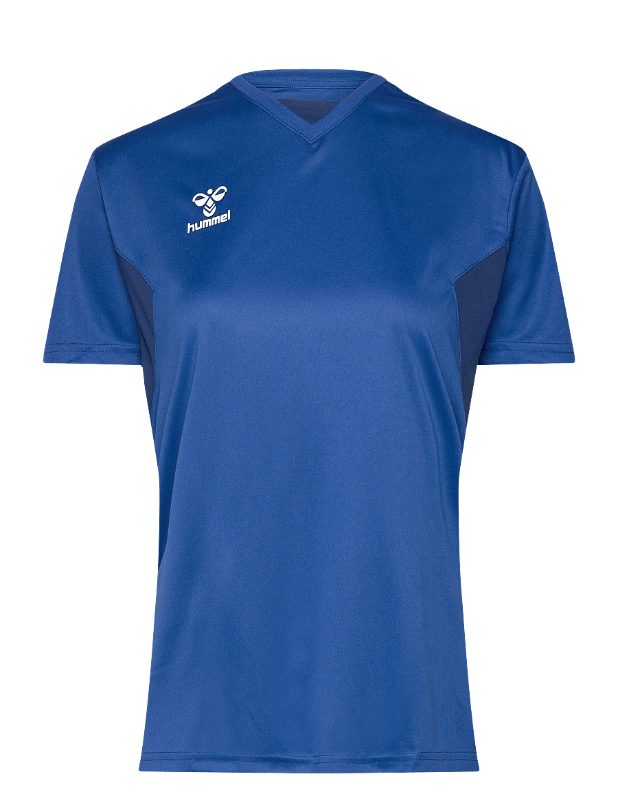 Hummel - hmlAUTHENTIC PL JERSEY S/S WOMAN - t-shirts - true blue - 1