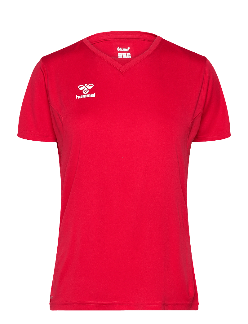 Hummel - hmlAUTHENTIC PL JERSEY S/S WOMAN - t-shirts - true red - 1