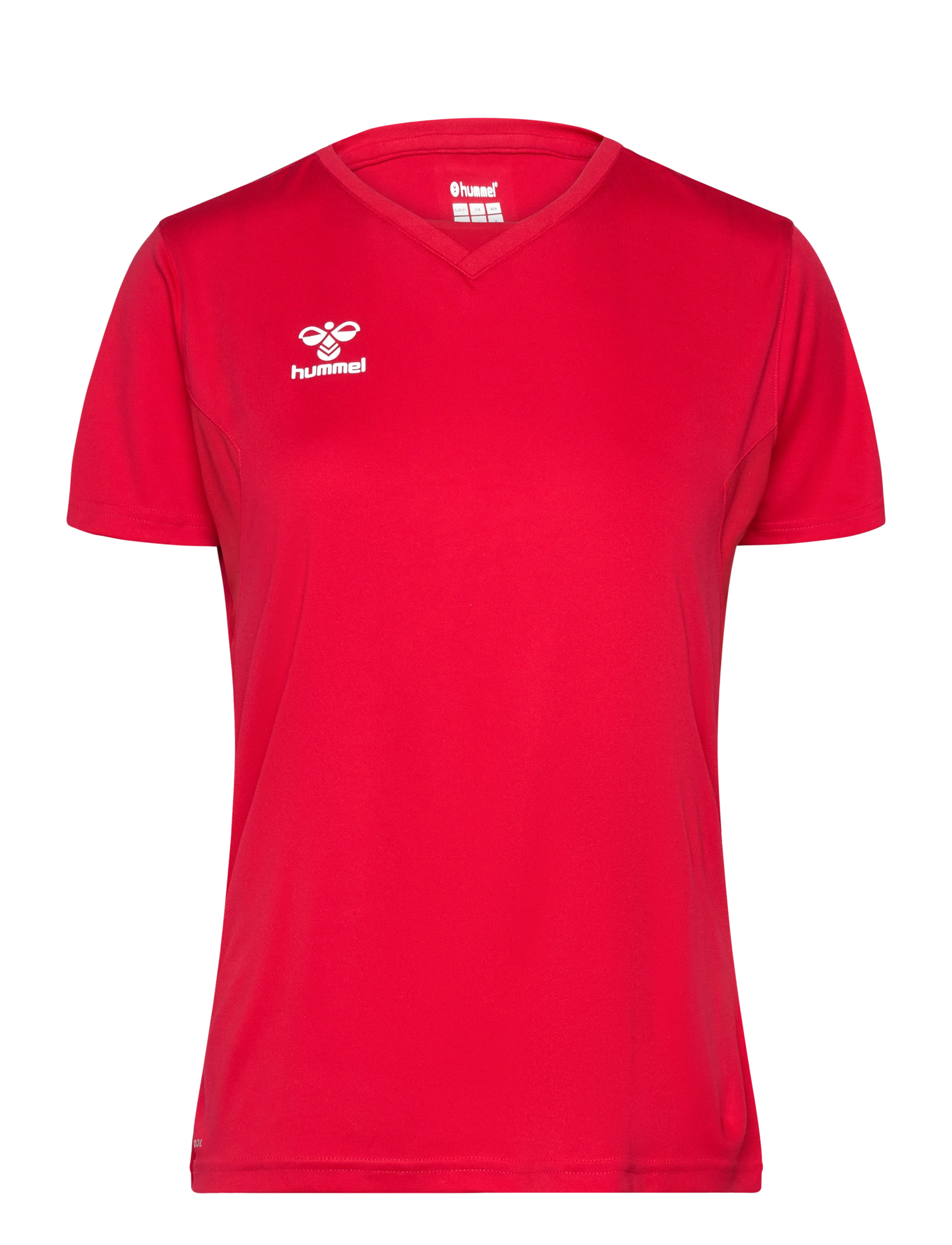 Hummel hmlAUTHENTIC PL JERSEY S/S WOMAN - Klær - TRUE RED / red