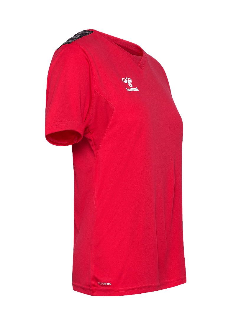 Hummel - hmlAUTHENTIC PL JERSEY S/S WOMAN - t-shirts - true red - 4