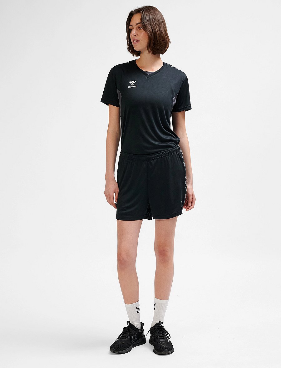 Hummel - hmlAUTHENTIC PL SHORTS WOMAN - treningsshorts - black - 0