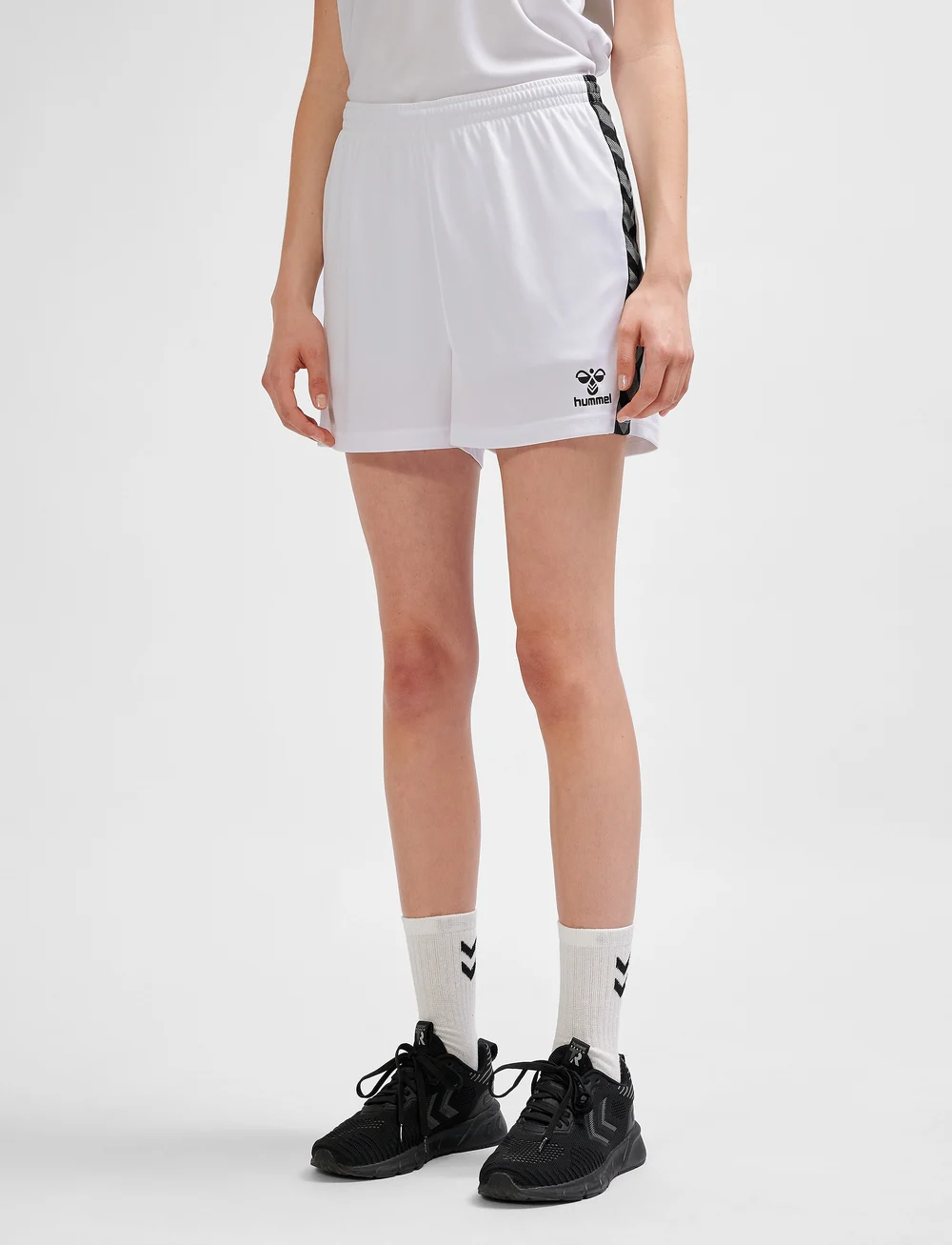 Hummel - hmlAUTHENTIC PL SHORTS WOMAN - træningsshorts - white - 5