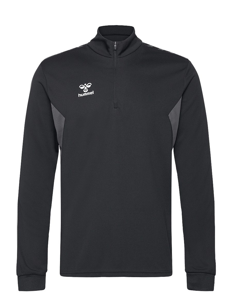 Hummel - hmlAUTHENTIC HALF ZIP SWEAT - sweatshirts - black - 0