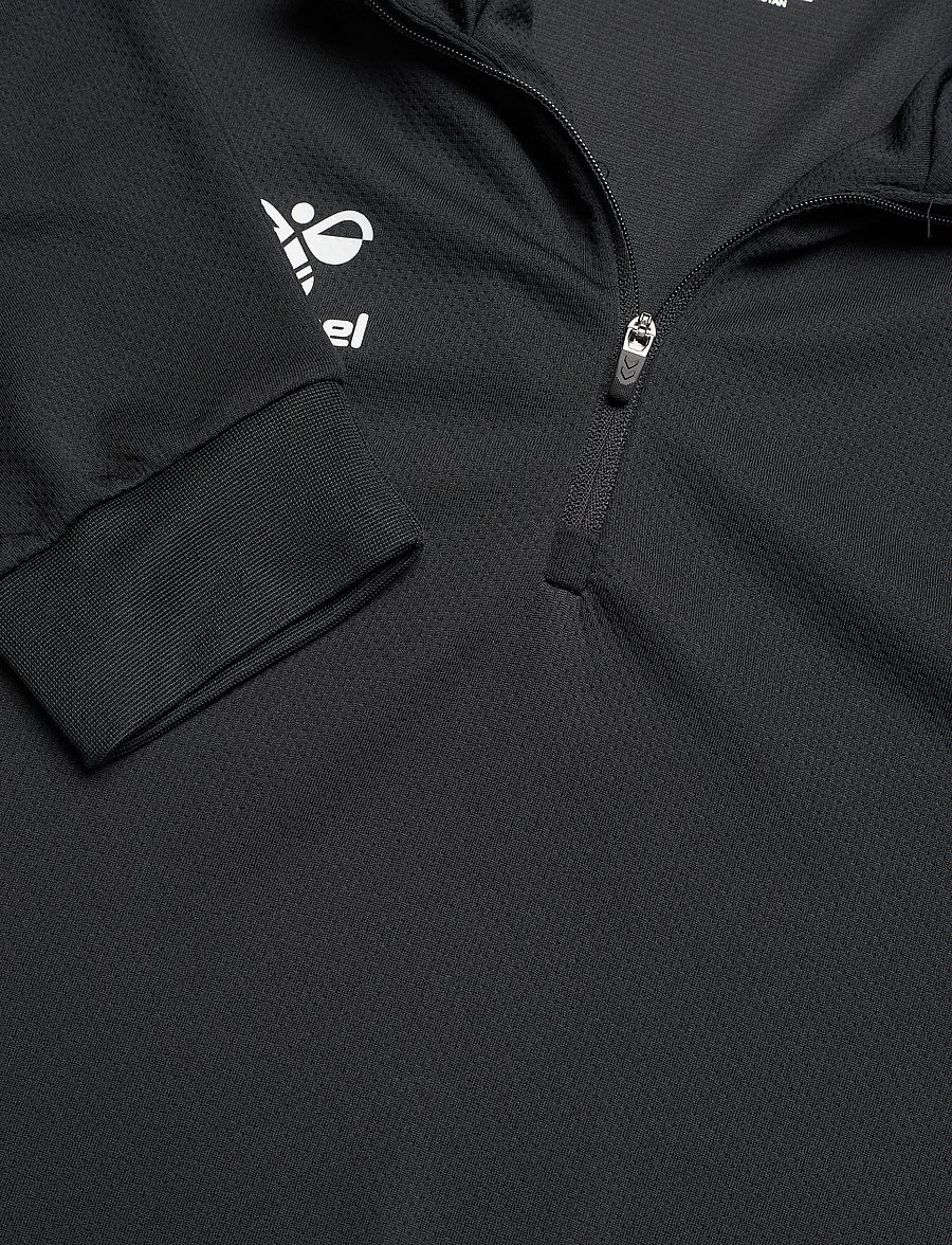 Hummel - hmlAUTHENTIC HALF ZIP SWEAT - sweatshirts - black - 2