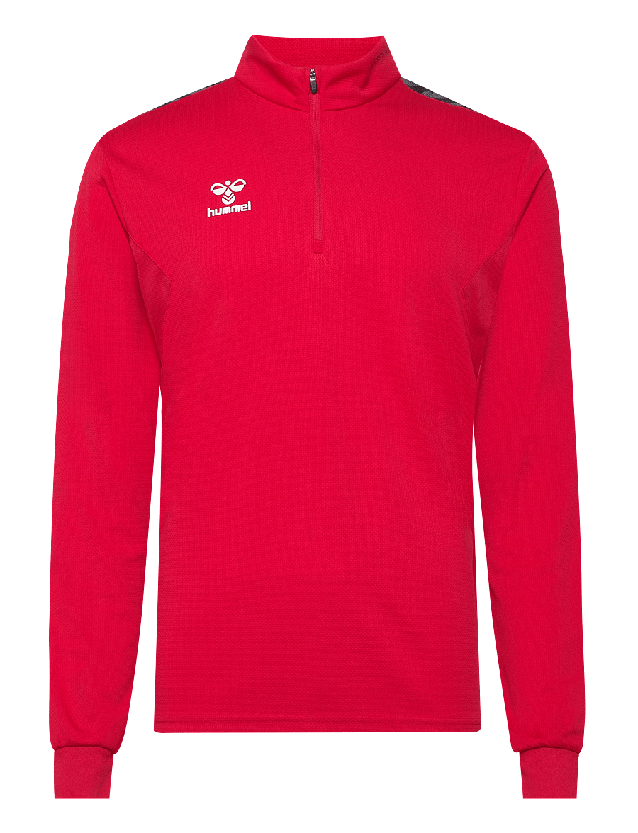 Hummel - hmlAUTHENTIC HALF ZIP SWEAT - dressipluusid - true red - 0