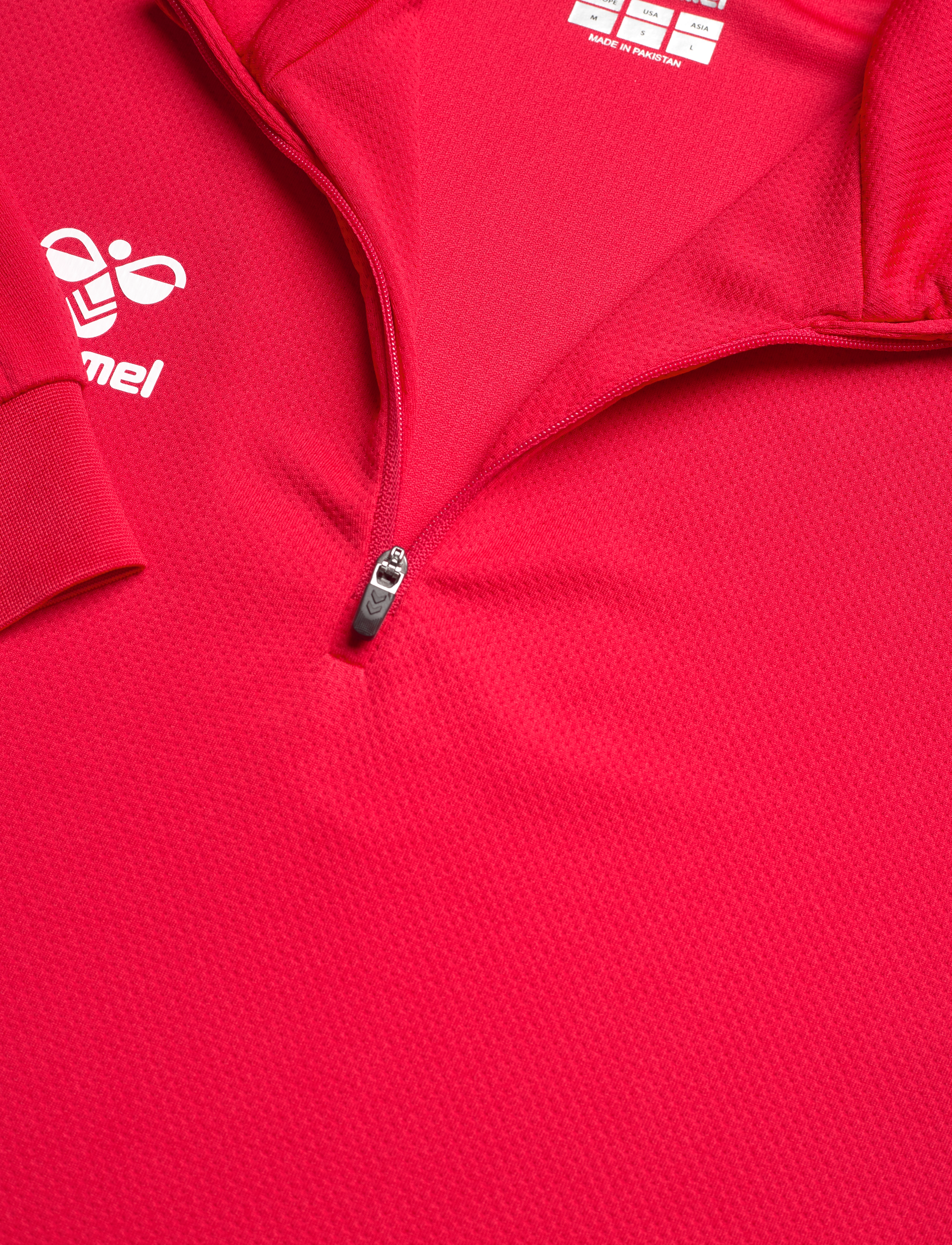 Hummel - hmlAUTHENTIC HALF ZIP SWEAT - sport - true red - 2