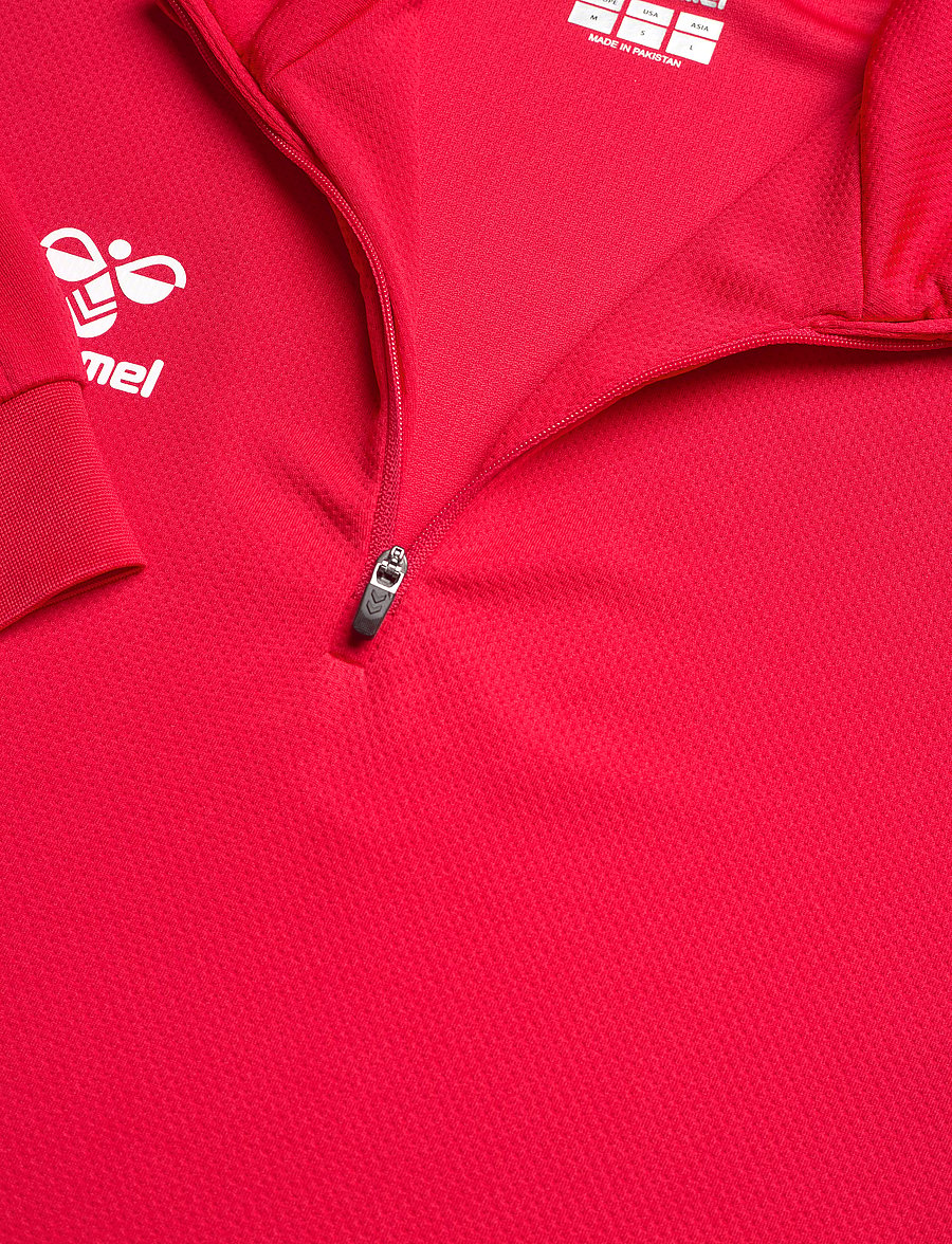 Hummel - hmlAUTHENTIC HALF ZIP SWEAT - dressipluusid - true red - 2