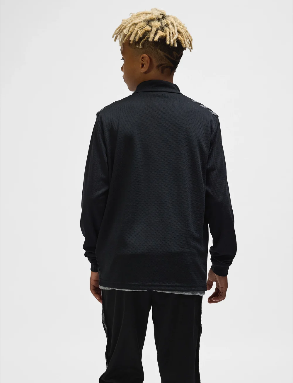 Hummel - hmlAUTHENTIC HALF ZIP SWEAT KIDS - sweaters - black - 4