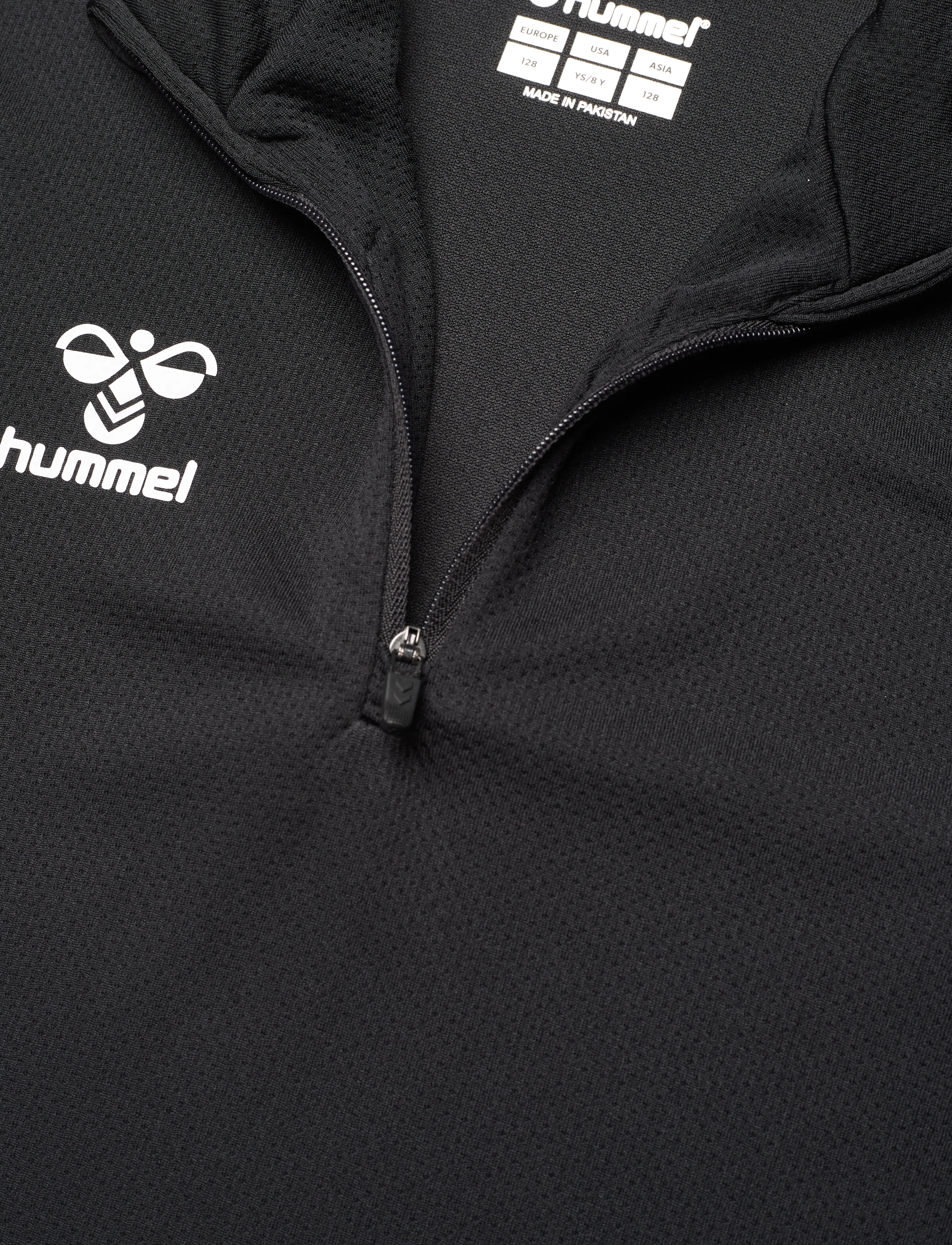 Hummel - hmlAUTHENTIC HALF ZIP SWEAT KIDS - sweatshirts - black - 5