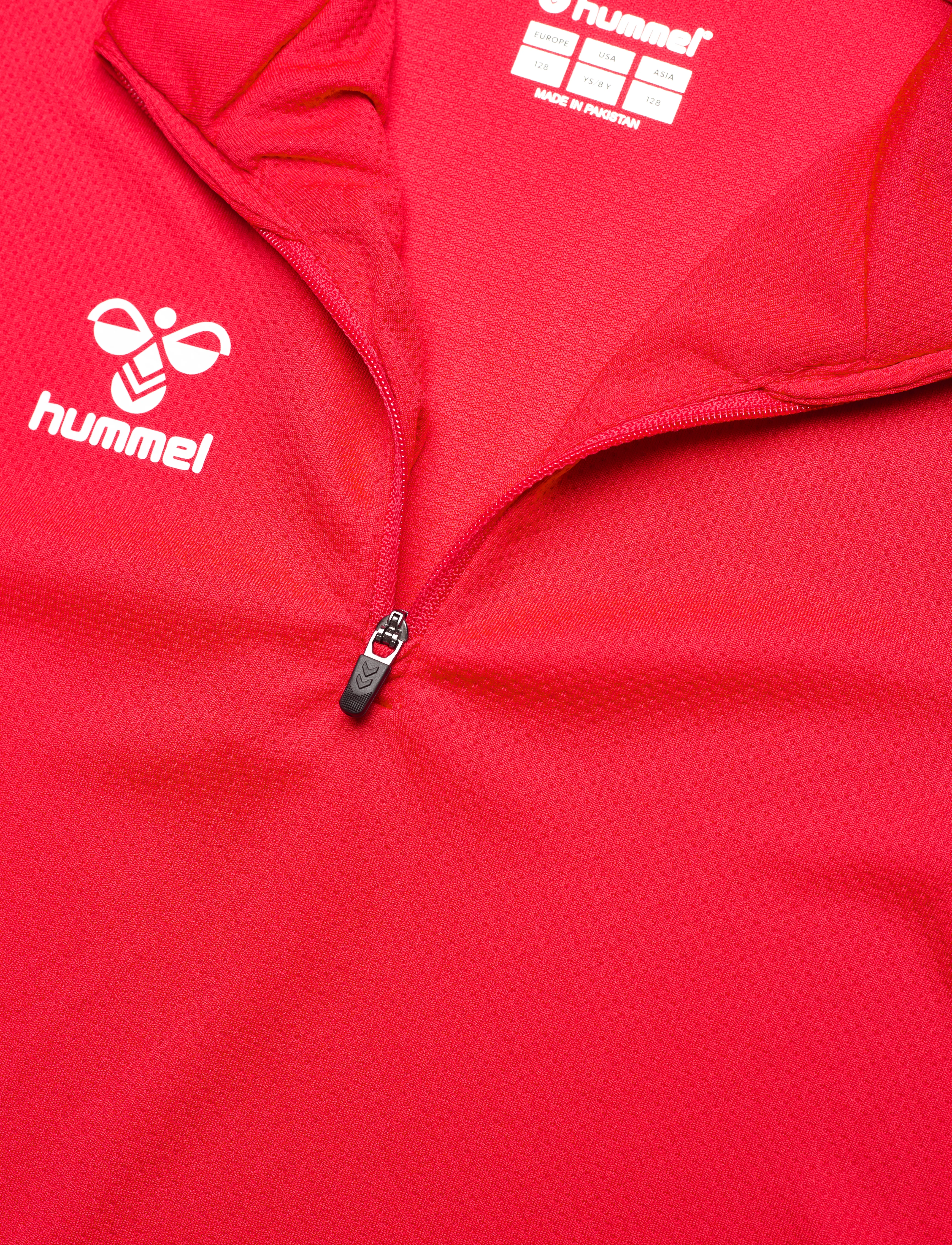 Hummel - hmlAUTHENTIC HALF ZIP SWEAT KIDS - madalaimad hinnad - true red - 3