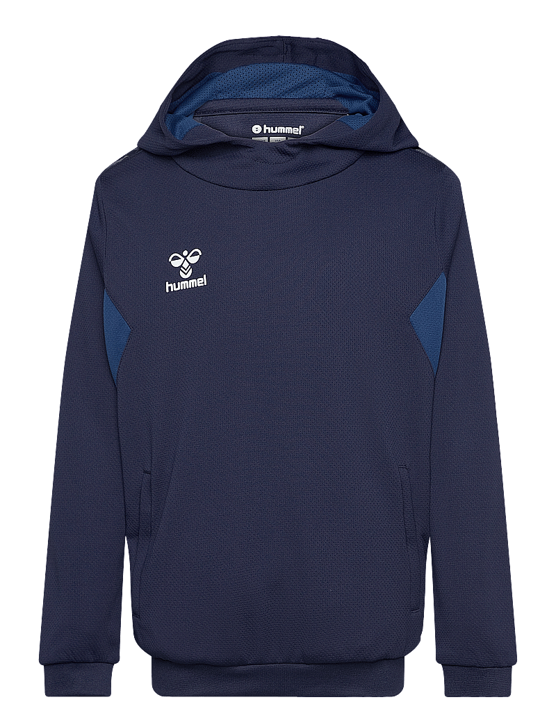 Hummel - hmlAUTHENTIC PL HOODIE KIDS - kapuutsiga dressipluusid - marine - 0