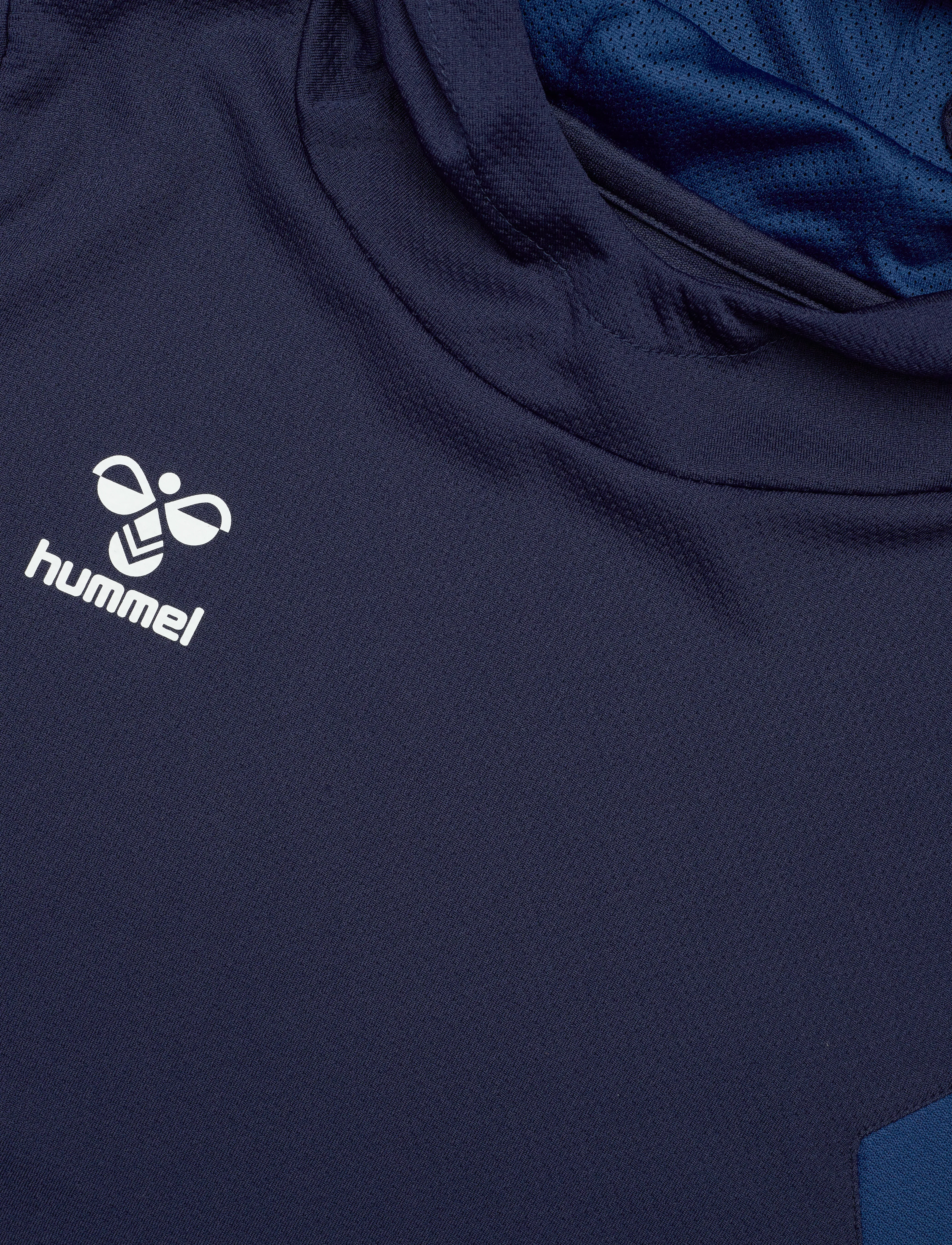 Hummel - hmlAUTHENTIC PL HOODIE KIDS - huvtröjor - marine - 2