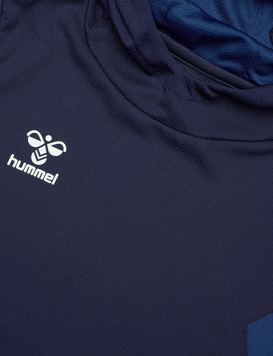 Hummel - hmlAUTHENTIC PL HOODIE KIDS - huvtröjor - marine - 2