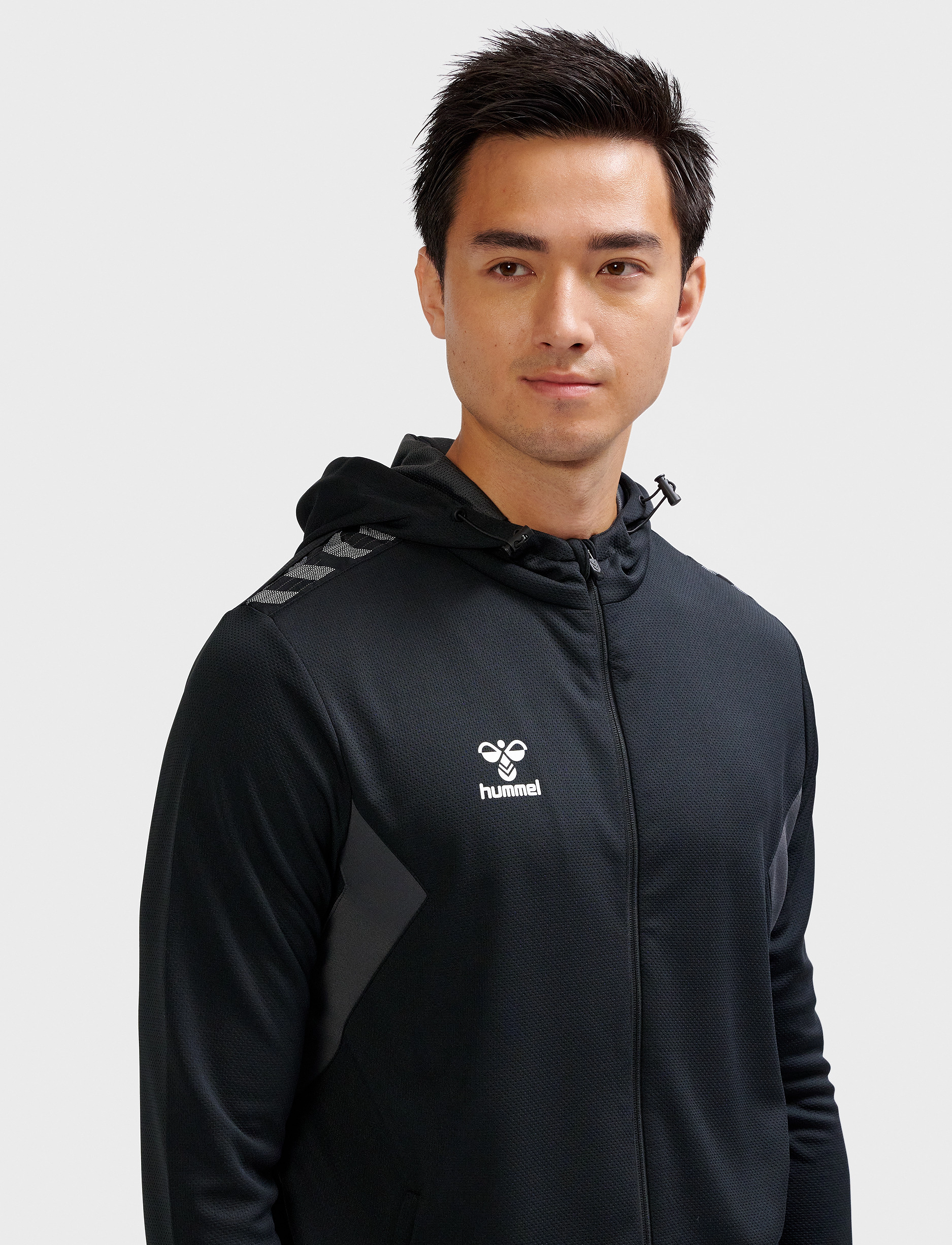 Hummel - hmlAUTHENTIC PL ZIP HOODIE - hoodies - black - 3