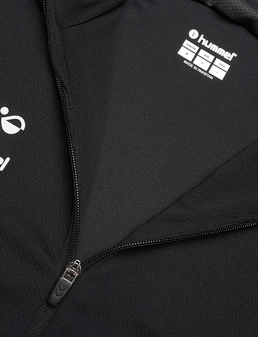 Hummel - hmlAUTHENTIC PL ZIP HOODIE - kapuzenpullover - black - 5