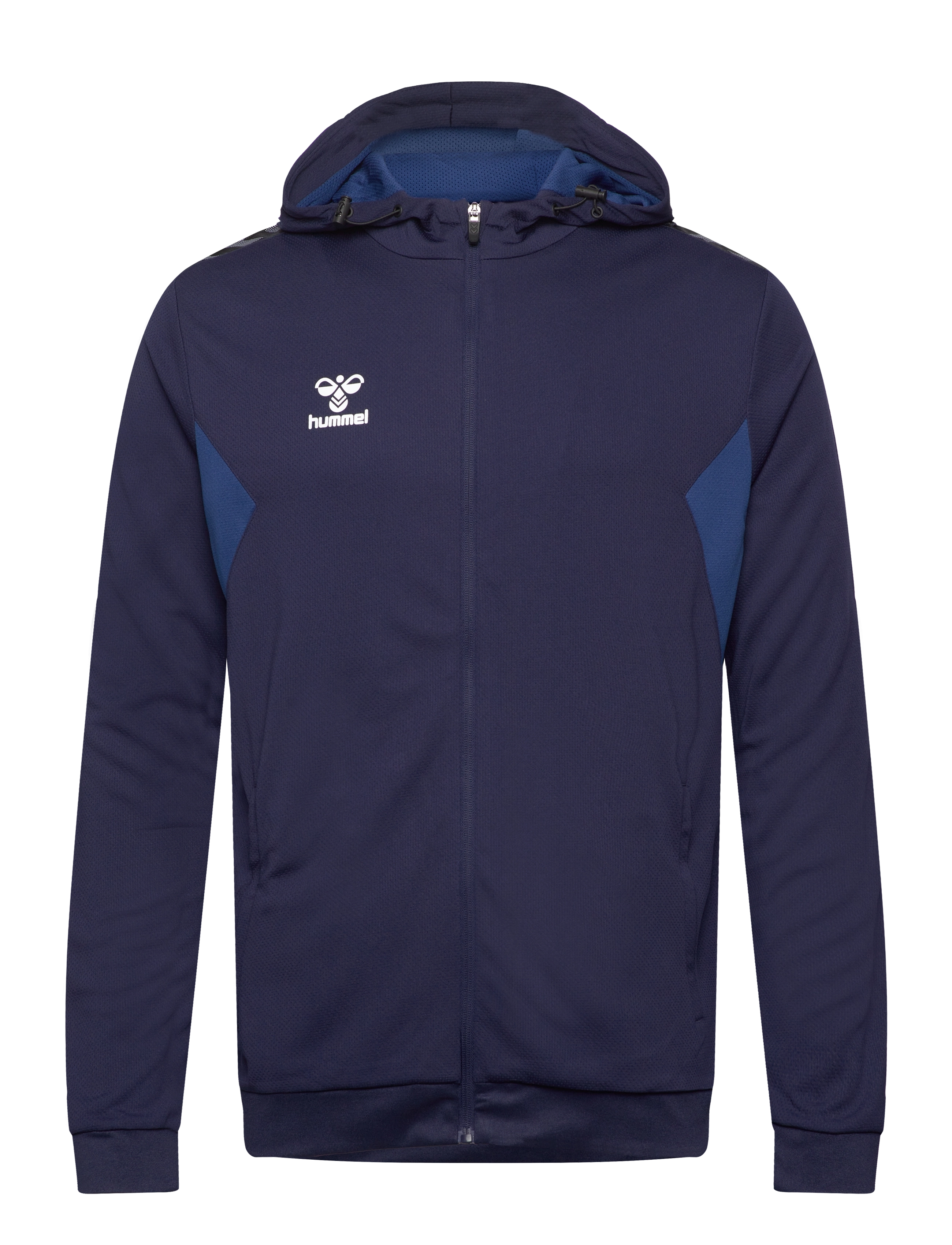 Hummel hmlAUTHENTIC PL ZIP HOODIE - Sweatshirts & hættetrøjer - MARINE / navy