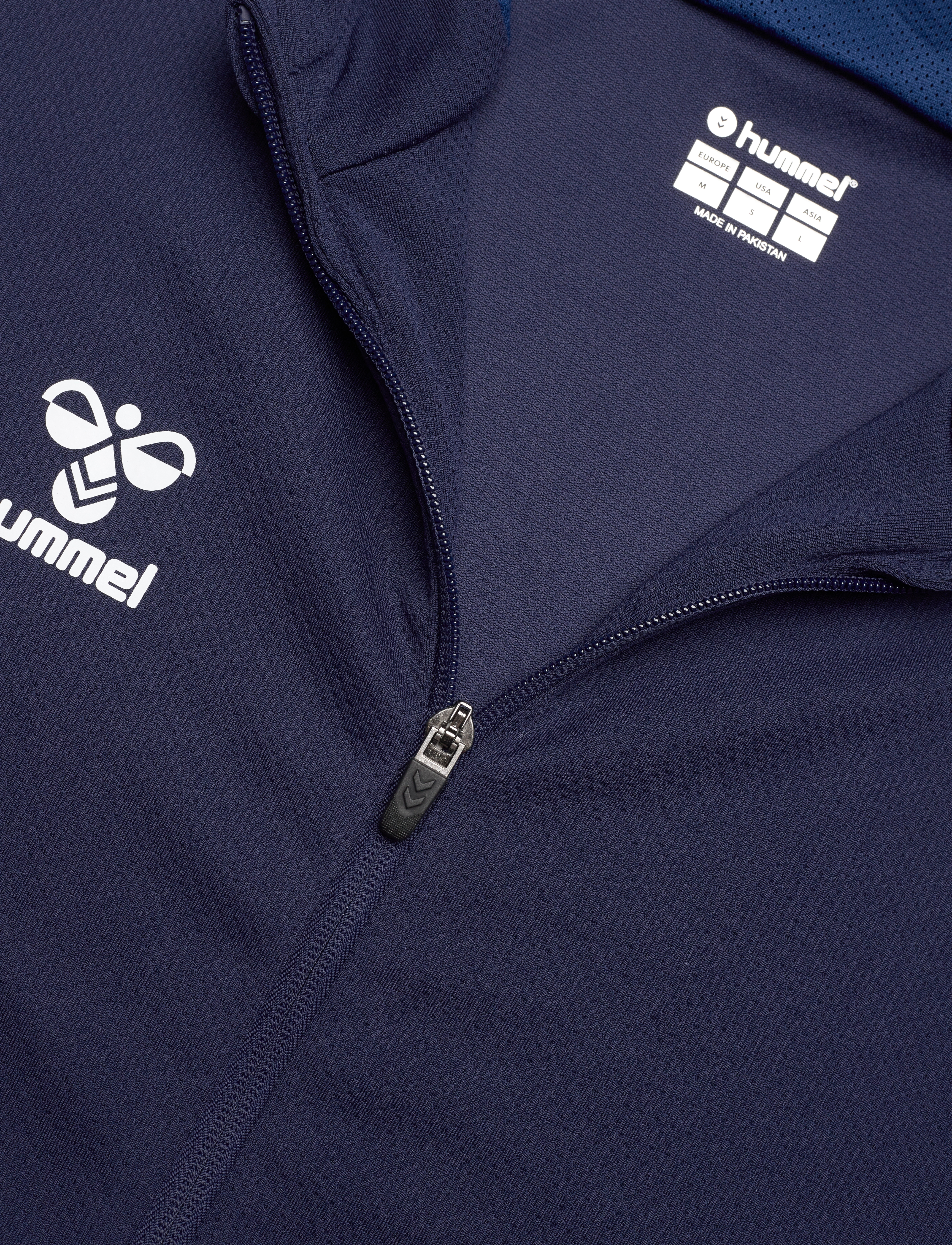 Hummel - hmlAUTHENTIC PL ZIP HOODIE - hoodies - marine - 5