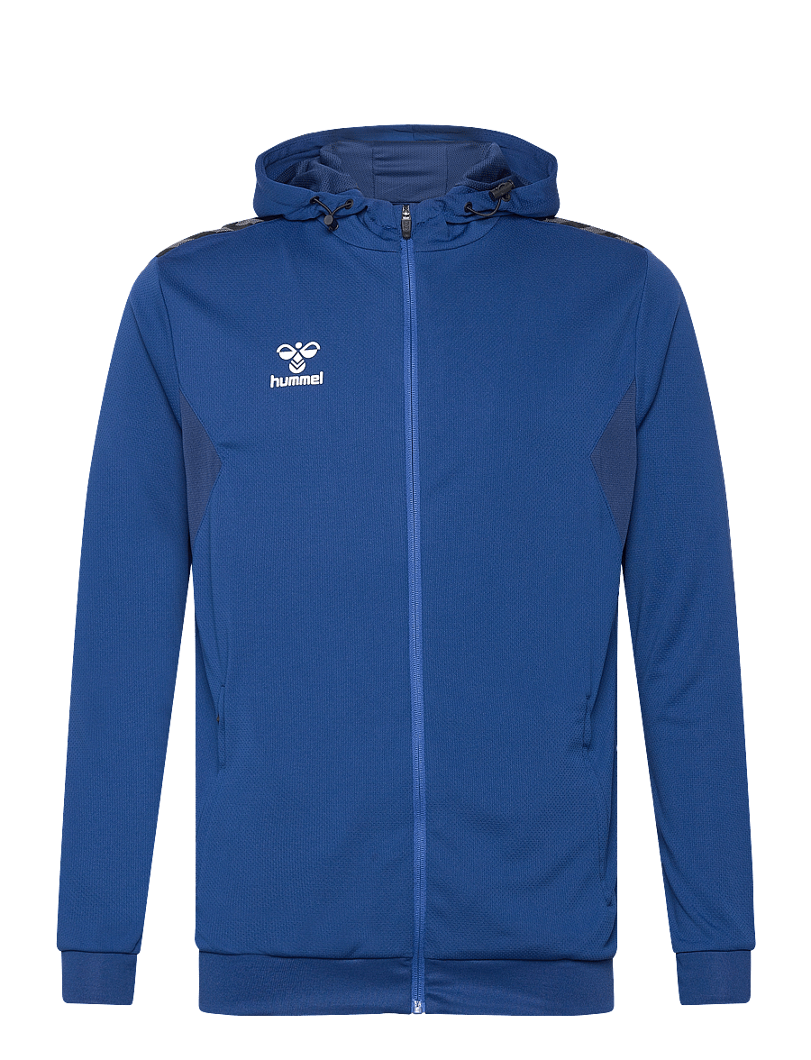 Hummel - hmlAUTHENTIC PL ZIP HOODIE - huvtröjor - true blue - 1