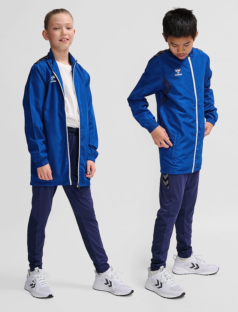 Hummel - hmlAUTHENTIC PL ZIP HOODIE KIDS - hættetrøjer - true blue - 0