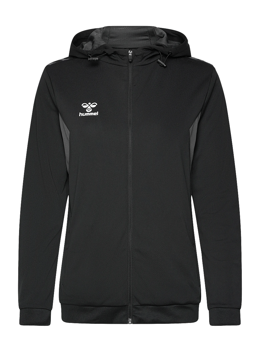 Hummel - hmlAUTHENTIC PL ZIP HOODIE WOMAN - hettegensere - black - 0