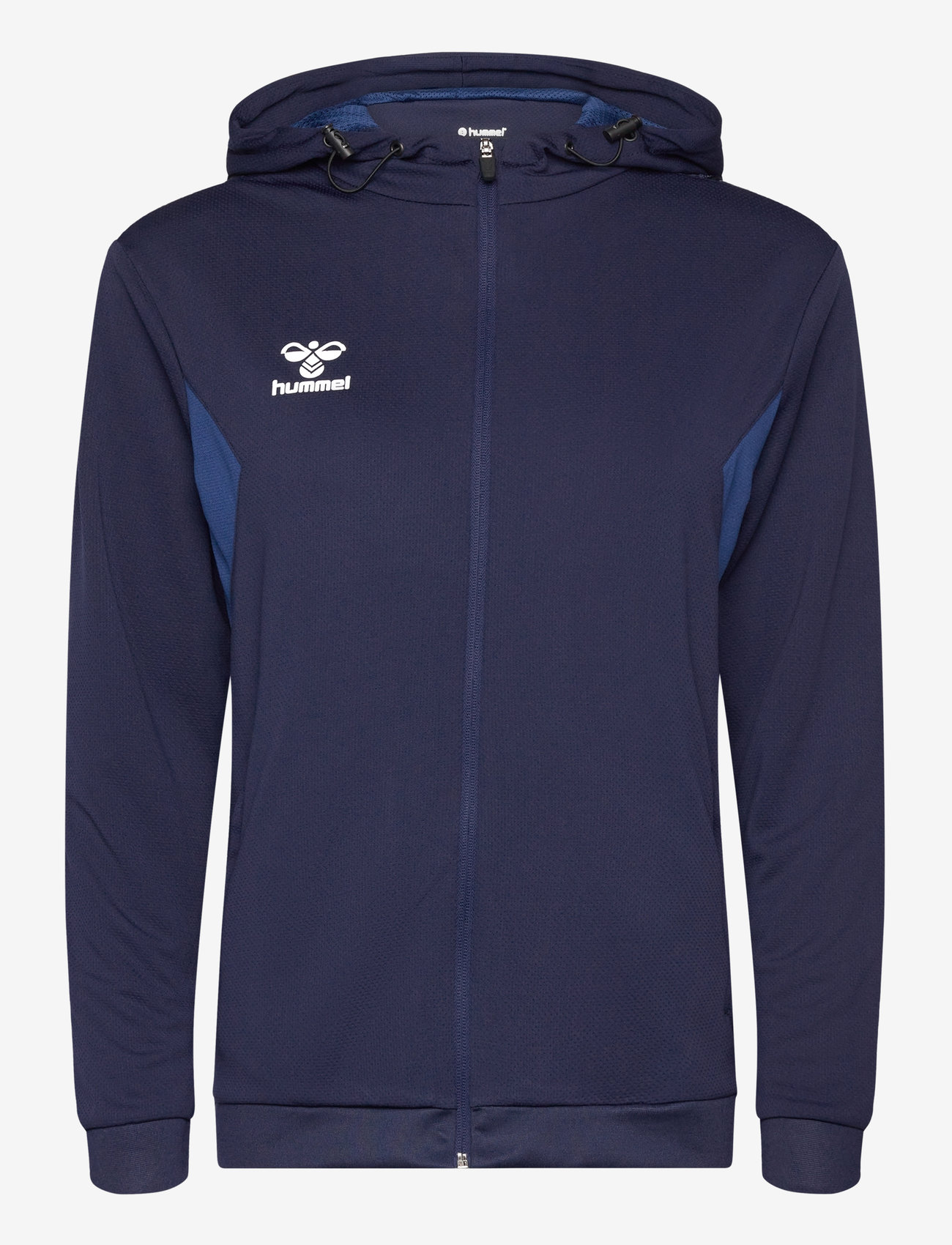 Hummel - hmlAUTHENTIC PL ZIP HOODIE WOMAN - kapuutsiga dressipluusid - marine - 1