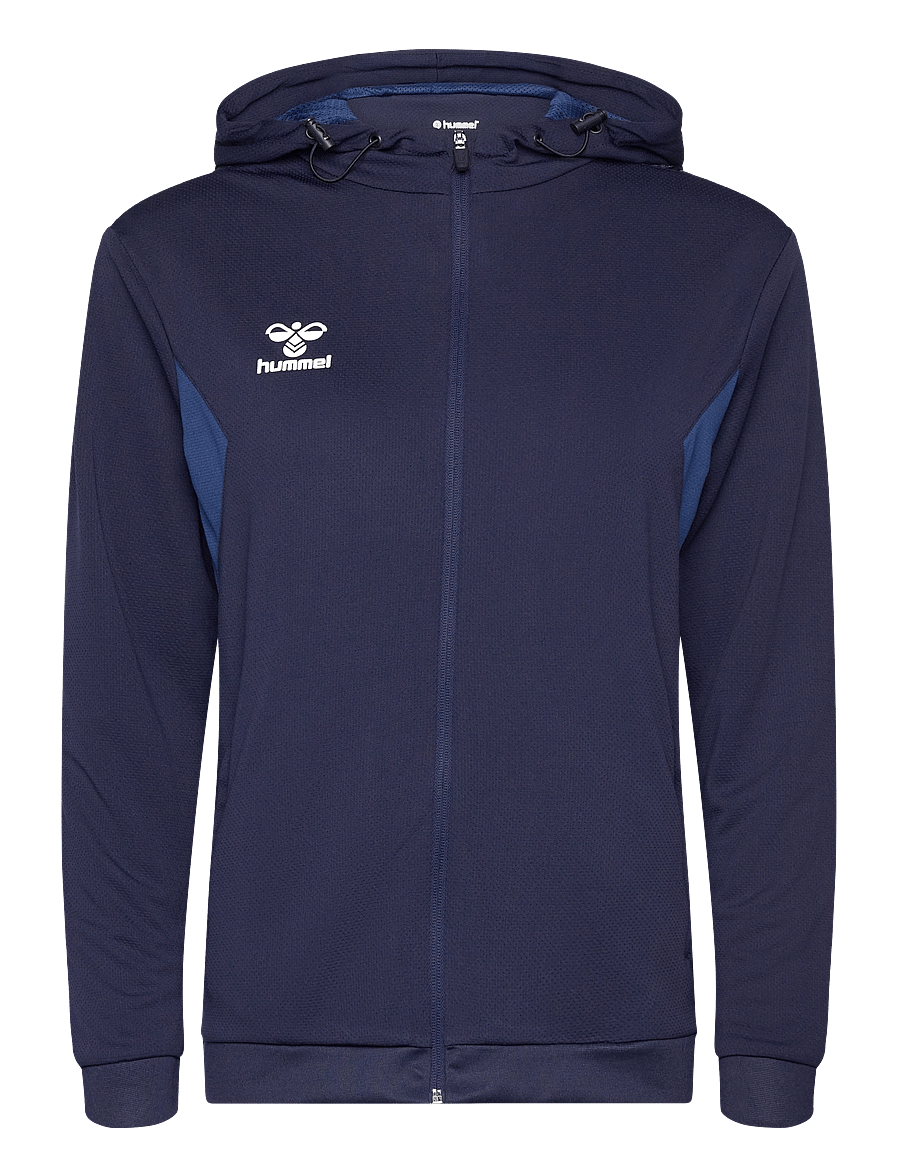 Hummel - hmlAUTHENTIC PL ZIP HOODIE WOMAN - hættetrøjer - marine - 1