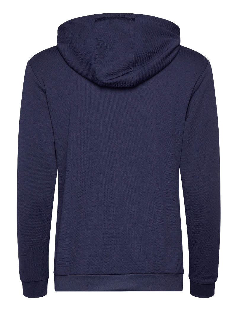 Hummel - hmlAUTHENTIC PL ZIP HOODIE WOMAN - kapuutsiga dressipluusid - marine - 2