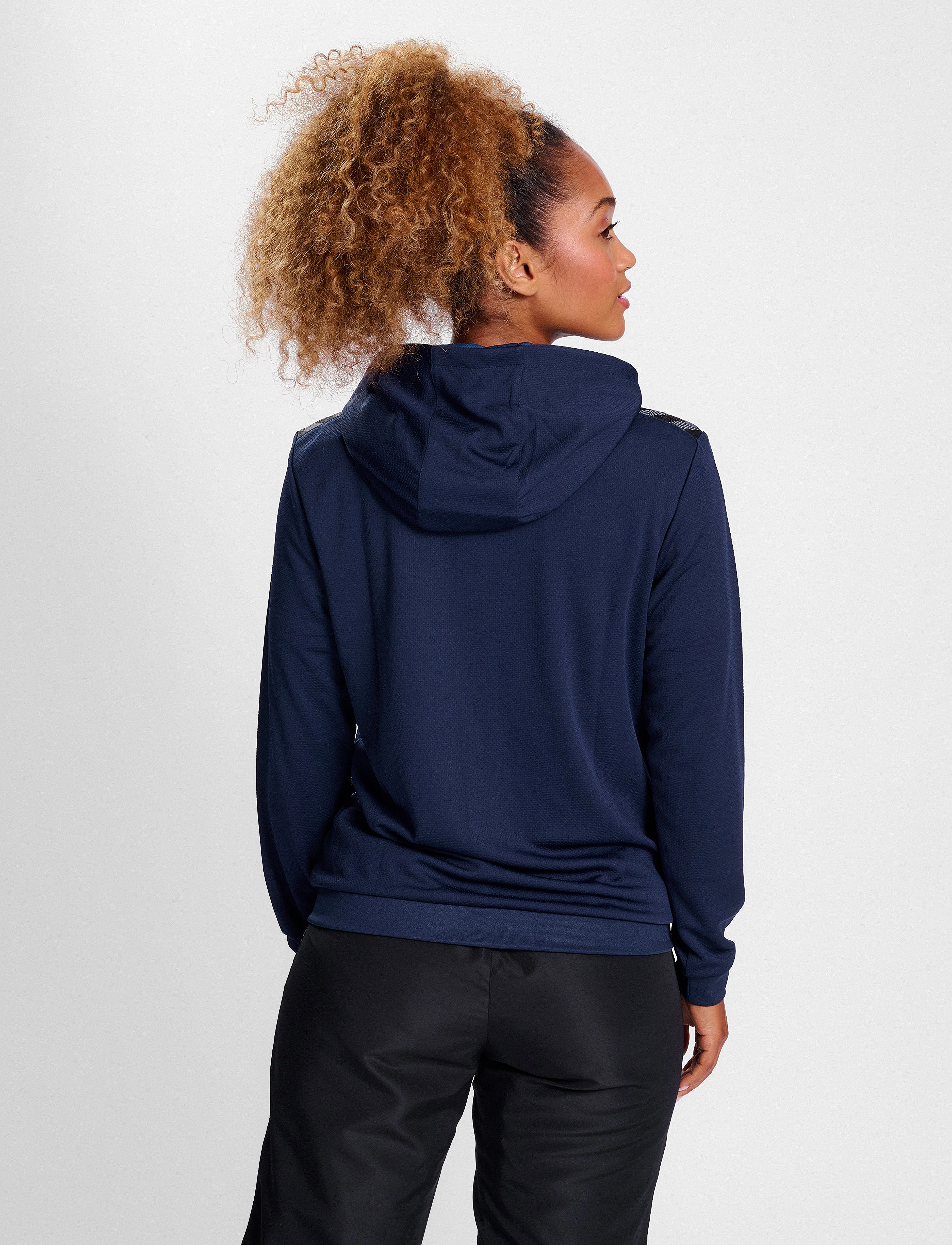 Hummel Hmlauthentic Pl Zip Hoodie Woman dam – bild 3